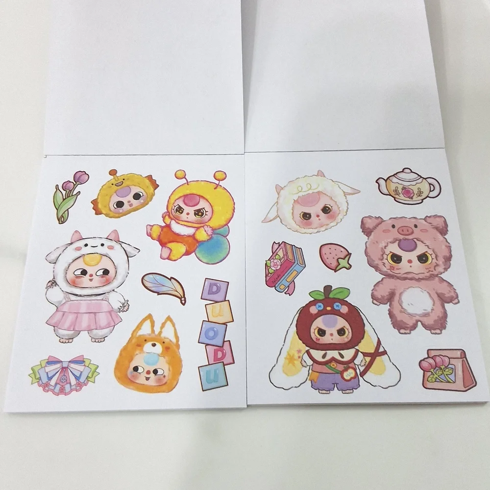 Baby Three Set of 2 Small Sticker Books, 12 Pages In Each Book, New
